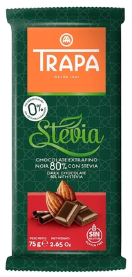 Stévia 75g, hořká čokoláda