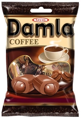 Damla 90g, karamelky s kávovou náplní