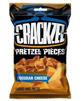 CRACKZEL 65g preclíkové kousky s cheddarovým kořením	 