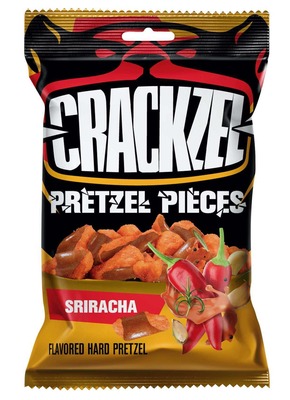 CRACKZEL 65g ochucené preclíkové kousky s kořením sriracha