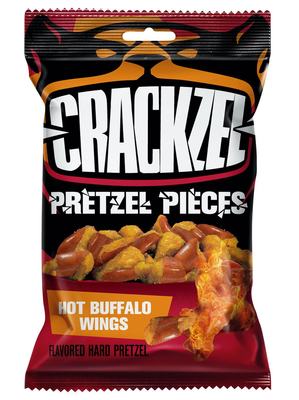 CRACKZEL 65g preclíkové kousky s kořením HOT BUFFALO WINGS 