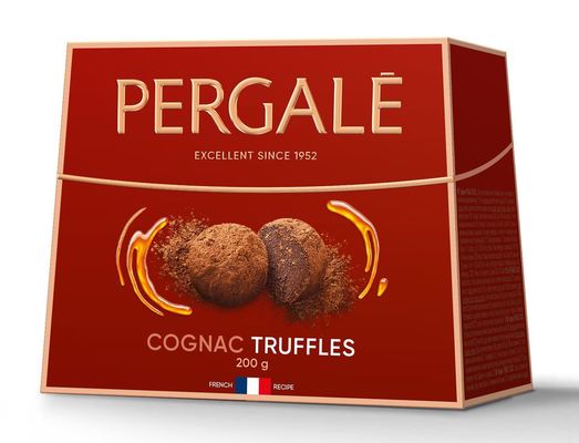 Pergale Truffles 200g, pralinky s příchutí cognac