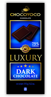 Luxury, hořká čokoláda 75%, 175g