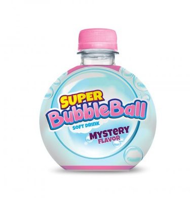 SUPER BUBBLEBALL 330ml, sycený nealkoholický nápoj s příchutí “bubble gum”