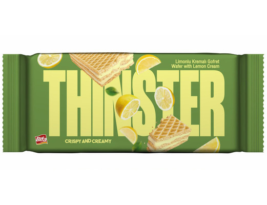 THINSTER 55g oplatky plněné krémem s citronovou příchutí
