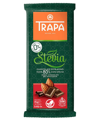 Stévia 75g, hořká čokoláda