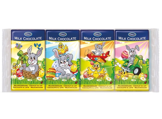 Only mléčná čokoláda 60g (4x15g)