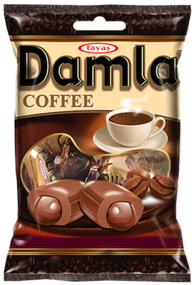 Damla 1000g, karamelky s kávovou náplní