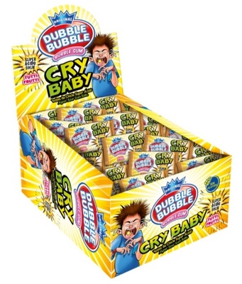 CRY BABY  4,75g kyselé žvýkačky s ovocnou příchutí