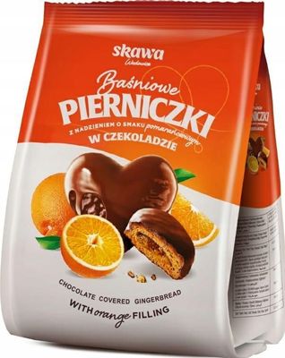 Perníčky 150g s náplní s pomerančovou příchutí celomáčené v čokoládě