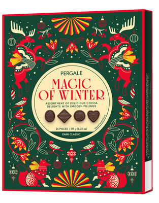 MAGIC OF WINTER DARK 171g směs pralinek z kakaové pochoutky